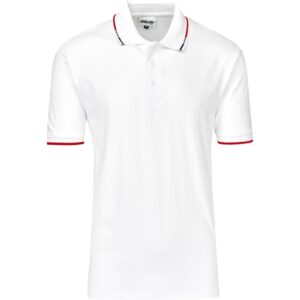 Mens Ash Golf Shirt – White Marked to clear 100% cotton