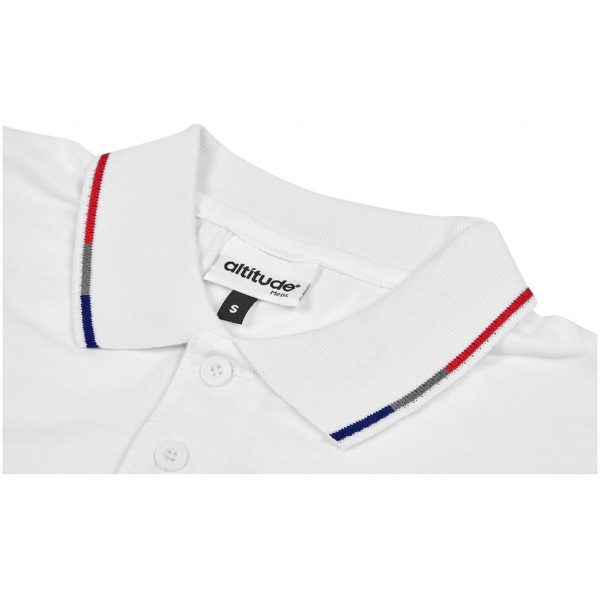 Mens Ash Golf Shirt – White Marked to clear 100% cotton