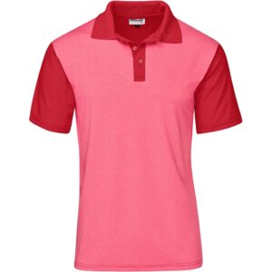 Mens Crossfire Golf Shirt – Red Marked to clear 170gsm