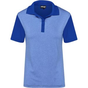 Ladies Crossfire Golf Shirt – Blue Marked to clear 170gsm