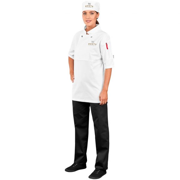 Unisex Short Sleeve Cannes Utility Top Hospitality chef jacket