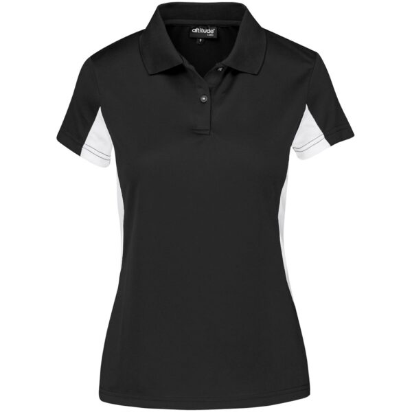 Ladies Championship Golf Shirt – Black Marked to clear golf shirt