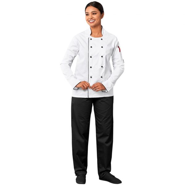 Unisex Long Sleeve Dijon Chef Jacket Hospitality chef