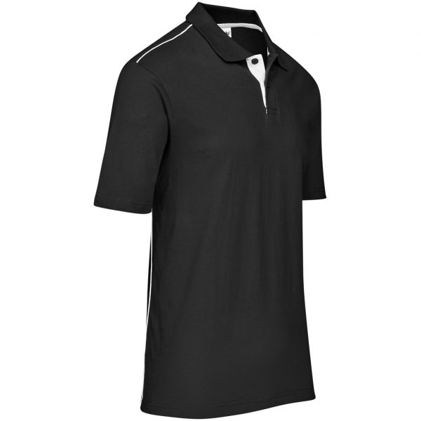 Mens Galway Golf Shirt – Black Marked to clear cotton