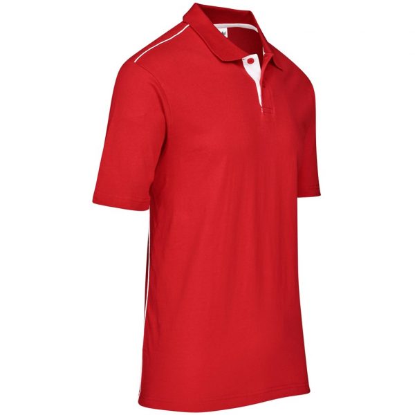 Mens Galway Golf Shirt – Red Marked to clear cotton