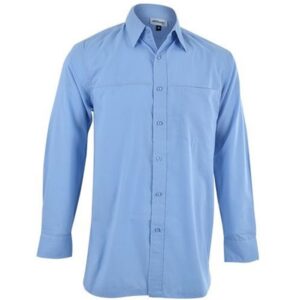 Harry Casual Long Sleeve Shirt – Sky Blue Marked to clear HAL01