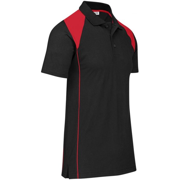 Mens Infinity Golf Shirt – Black Marked to clear golfer