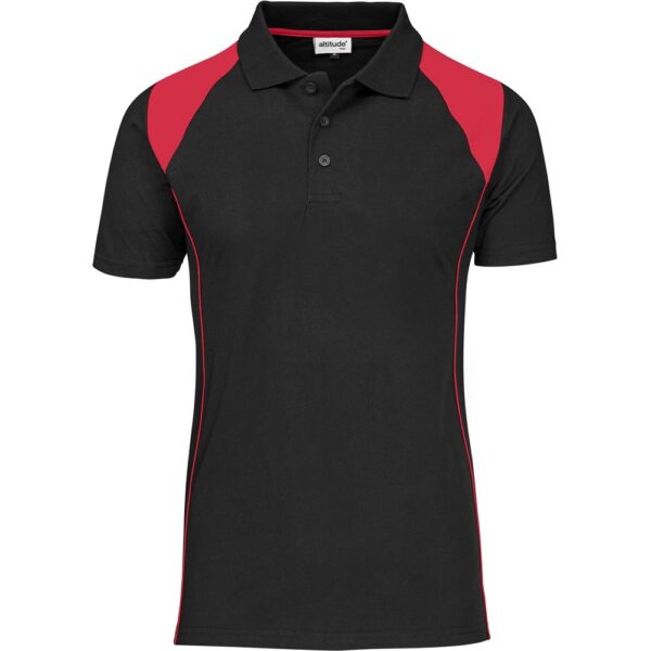 Mens Infinity Golf Shirt – Black Marked to clear golfer