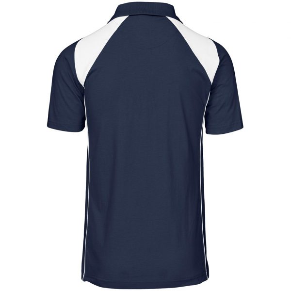 Mens Infinity Golf Shirt – Navy Marked to clear golfer