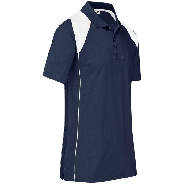 Mens Infinity Golf Shirt – Navy Marked to clear golfer