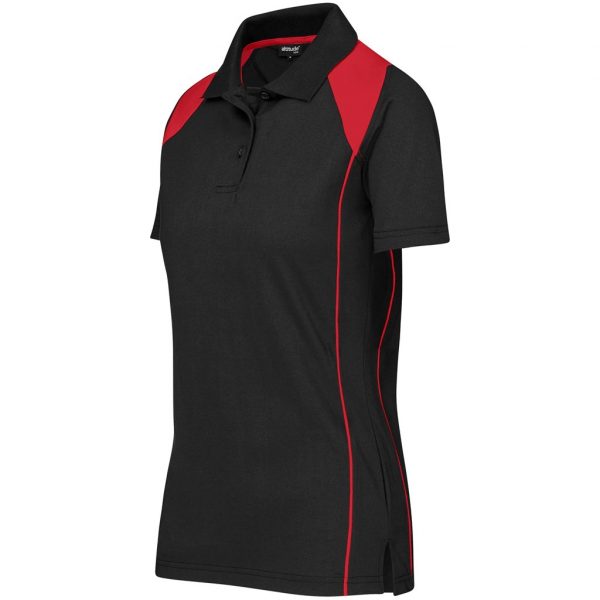 Ladies Infinity Golf Shirt – Black Marked to clear golfer