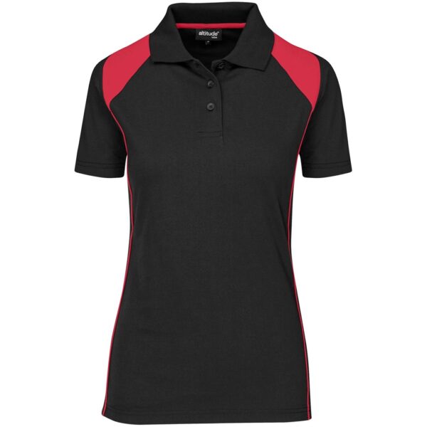 Ladies Infinity Golf Shirt – Black Marked to clear golfer