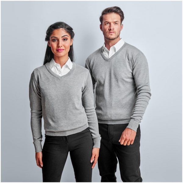 Mens Long Sleeve Peru V-Neck Jersey Fleece and sweaters