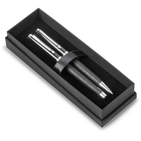 Alex Varga Corinthia Ball Pen & Rollerball Set Metal pens