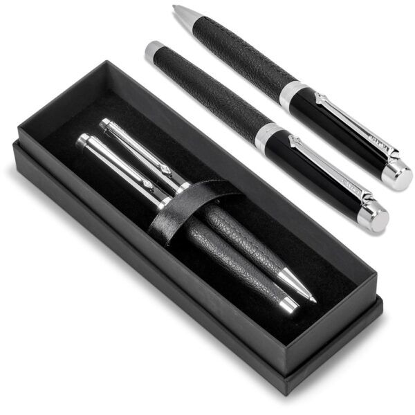 Alex Varga Corinthia Ball Pen & Rollerball Set Metal pens