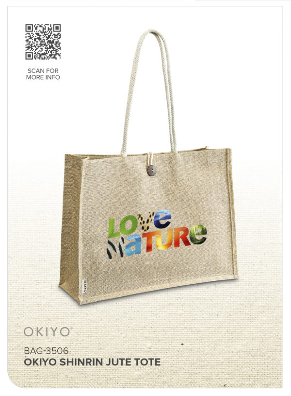 Okiyo Shinrin Jute Tote Eco-friendly bags Eco