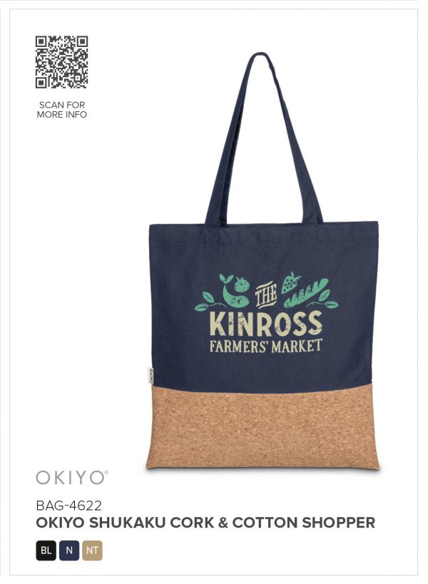 Okiyo Shukaku Cork & Cotton Shopper Eco-friendly bags