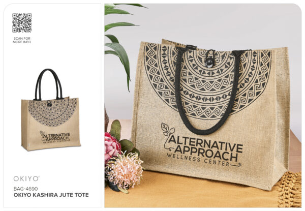 Okiyo Kashira Jute Tote Eco-friendly bags