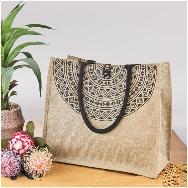 Okiyo Kashira Jute Tote Eco-friendly bags