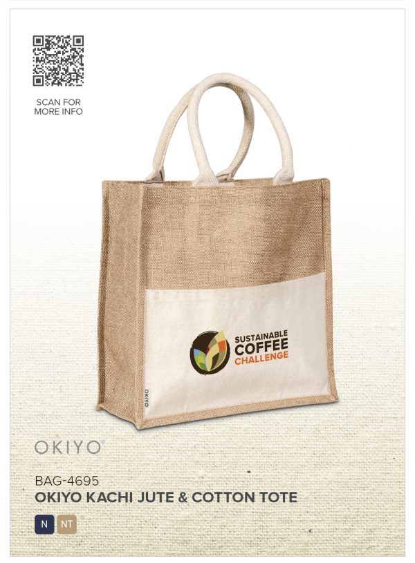 Okiyo Kachi Jute & Cotton Tote Eco-friendly bags