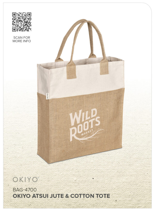 Okiyo Atsui Jute & Cotton Tote Eco-friendly bags