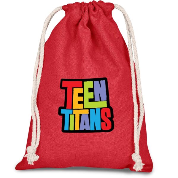 Allsorts Mini Cotton Drawstring Pouch – Red Corporate gifts drawstring bag