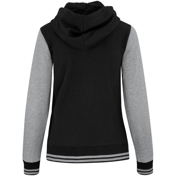 Ladies Princeton Hooded Sweater – Black Marked to clear