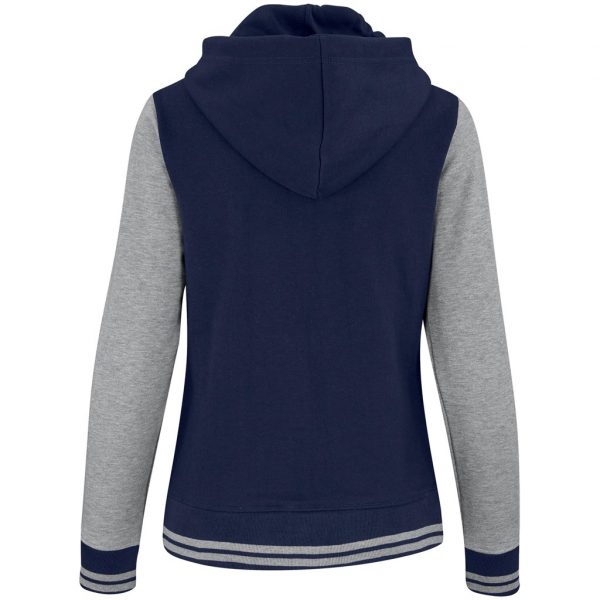 Ladies Princeton Hooded Sweater – Navy Marked to clear