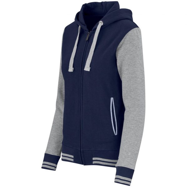 Ladies Princeton Hooded Sweater – Navy Marked to clear