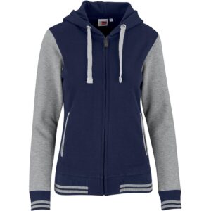 Ladies Princeton Hooded Sweater – Navy Marked to clear