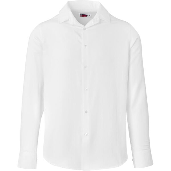 Mens Long Sleeve Wallstreet Shirt – White Marked to clear