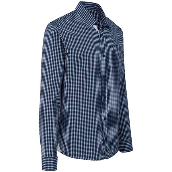 Mens Long Sleeve Kenton Shirt – Navy Marked to clear