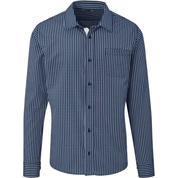 Mens Long Sleeve Kenton Shirt – Navy Marked to clear