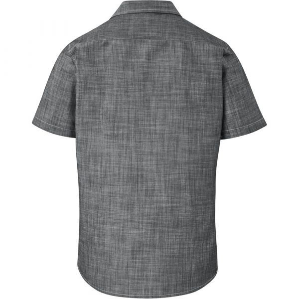 Mens Short Sleeve Windsor Shirt – Grey Marked to clear