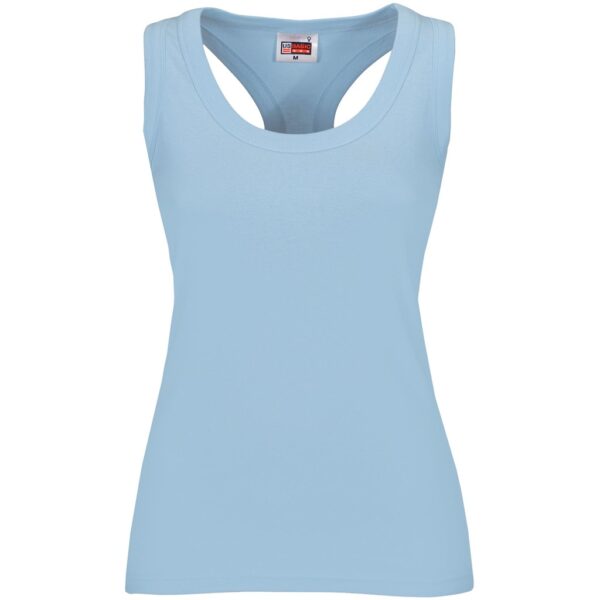 Ladies Maui Racerback Top – Blue Marked to clear