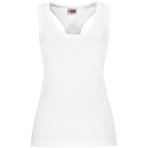 Ladies Maui Racerback Top – White Marked to clear