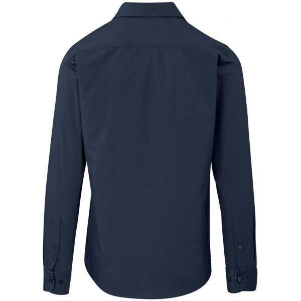 Mens Long Sleeve Warrington Shirt – Navy Marked to clear