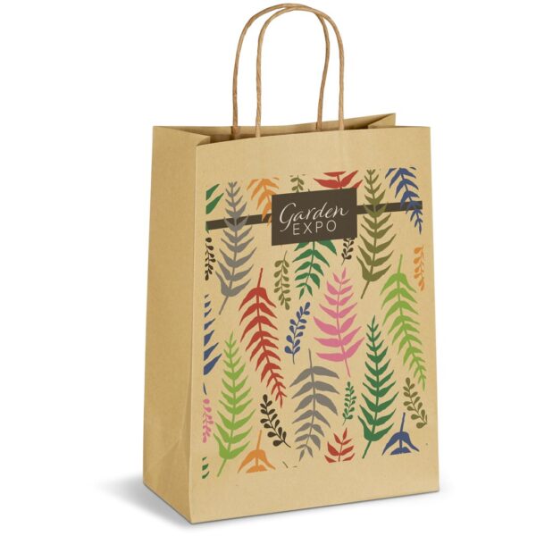 Ecological Digital Print Midi Paper Gift Bag 150gsm Gift bags custom gift bag