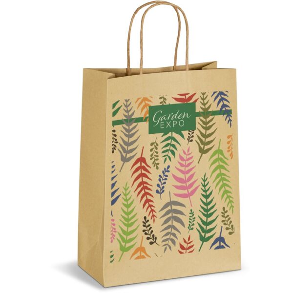 Ecological Digital Print Midi Paper Gift Bag 150gsm Gift bags custom gift bag