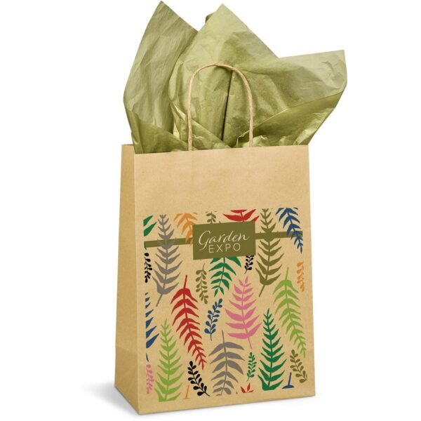 Ecological Digital Print Midi Paper Gift Bag 150gsm Gift bags custom gift bag