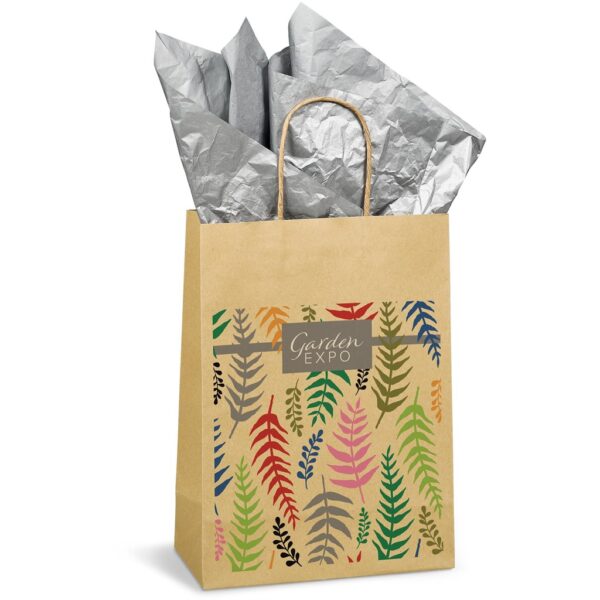 Ecological Digital Print Midi Paper Gift Bag 150gsm Gift bags custom gift bag