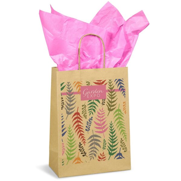 Ecological Digital Print Midi Paper Gift Bag 150gsm Gift bags custom gift bag