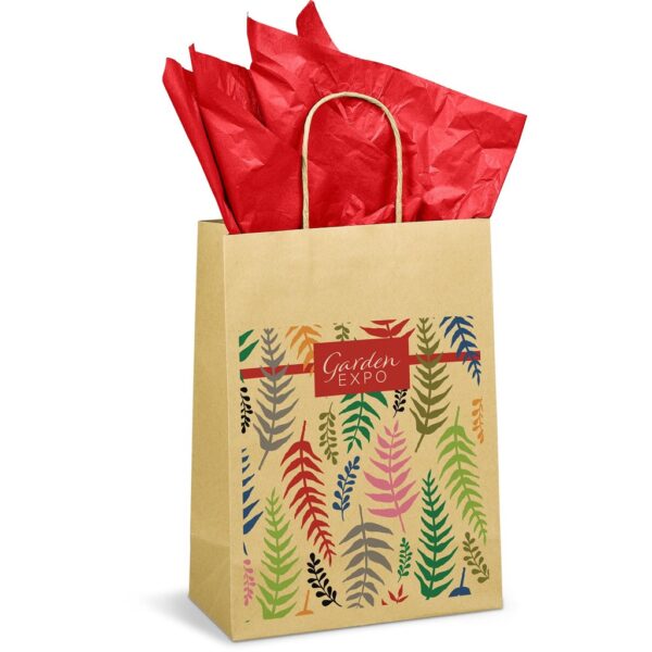 Ecological Digital Print Midi Paper Gift Bag 150gsm Gift bags custom gift bag