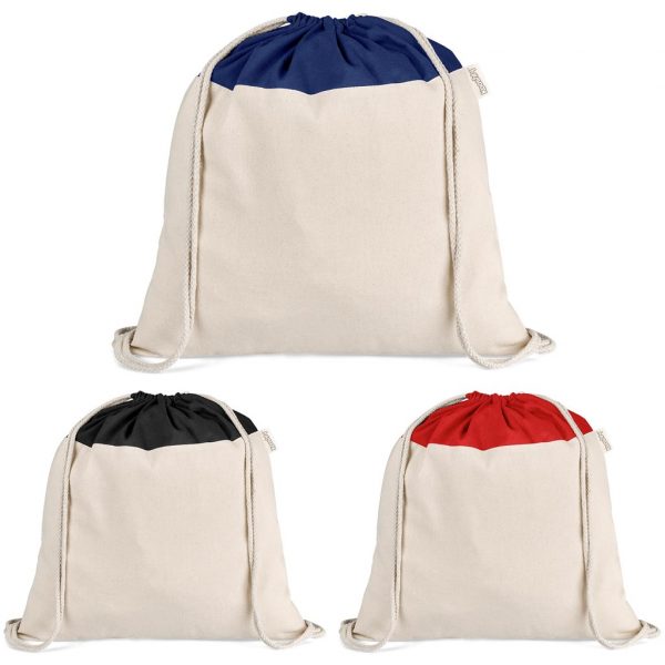 Kooshty Dominica Jumbo Cotton Drawstring Bag Corporate gifts drawstring bag