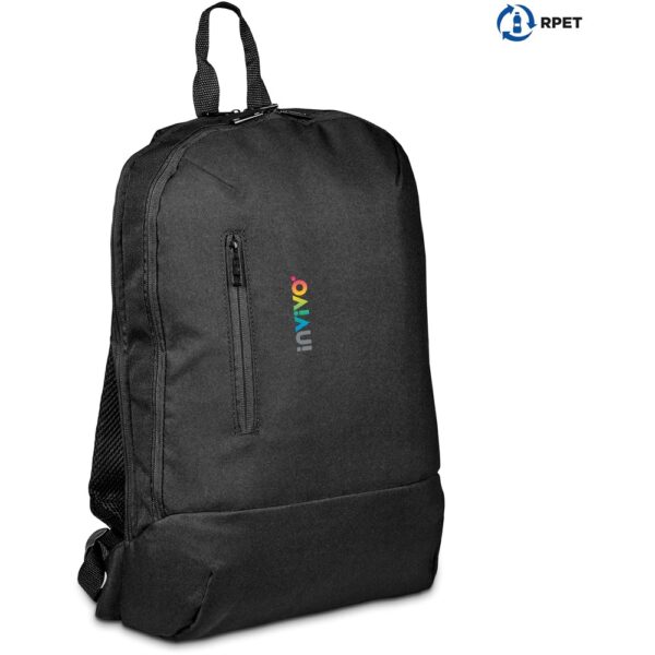 Kooshty Oscar Recycled PET Laptop Backpack – Black Corporate gifts backpack