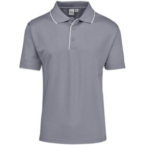 Mens Elite Golf Shirt – Grey Marked to clear