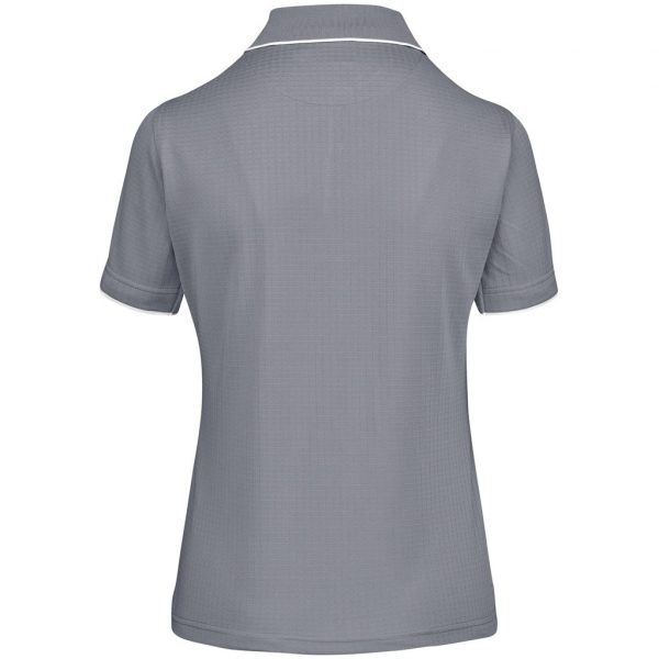 Ladies Elite Golf Shirt – Grey Marked to clear