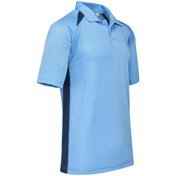 Mens Splice Golf Shirt – Light Blue Marked to clear Splice Mens Golf Shirt