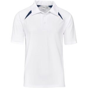 Kids Splice Golf Shirt – White Marked to clear