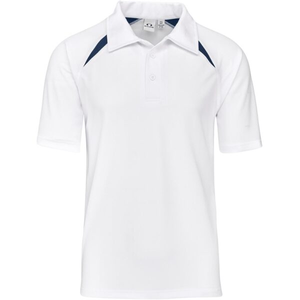 Kids Splice Golf Shirt – White Marked to clear